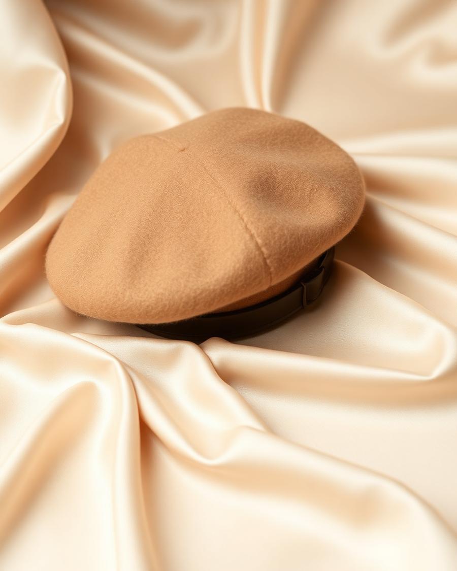 Camel Cashmere Beret
