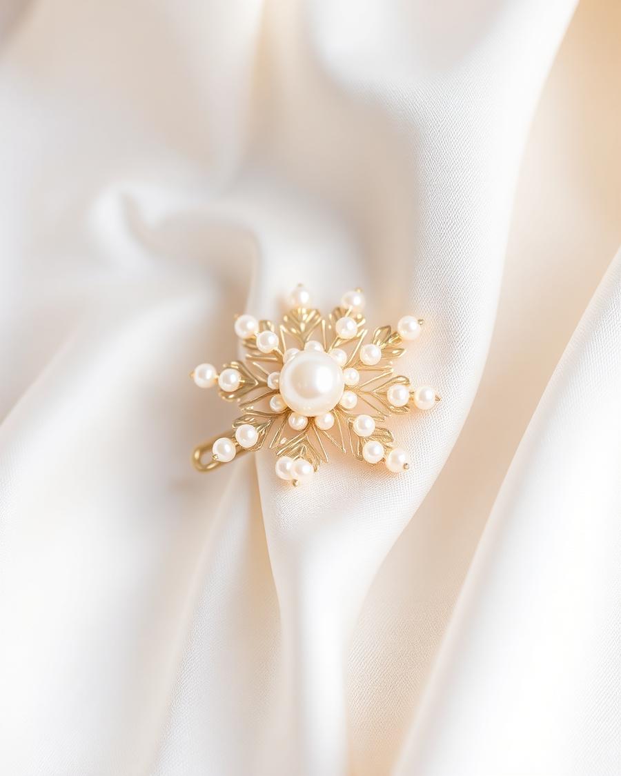Pearl Starburst Hair Clip