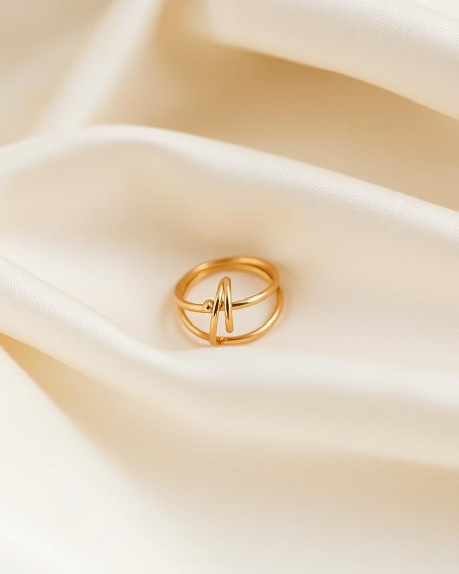 Twisted Gold Wire Ring